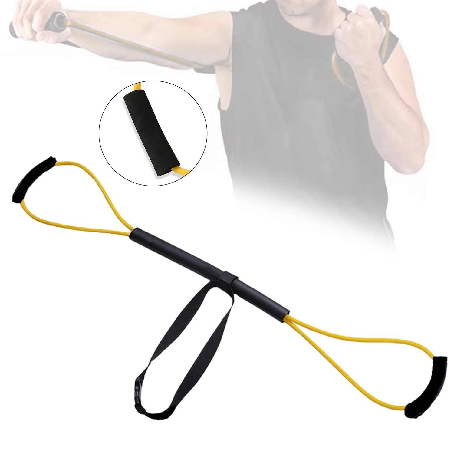 Boxing Resistance Bands - Enhance Your Punching Power and Agility with Premium Elastic Exercise Bands for Home and Gym Workouts