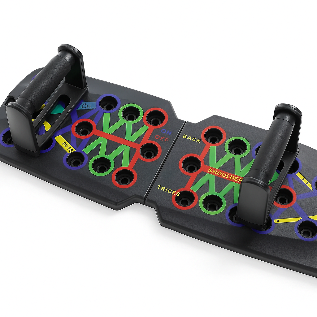 Transform Your Workout with the Portable Multifunctional Push-Up Board Set - Achieve Chest, Abdomen, Arms, and Back Strength Effortlessly!