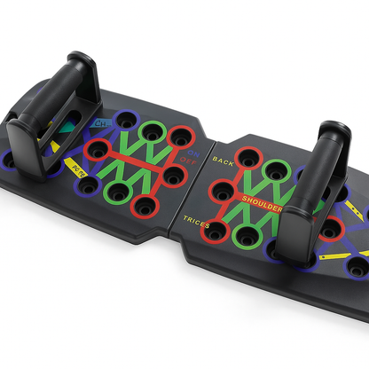 Transform Your Workout with the Portable Multifunctional Push-Up Board Set - Achieve Chest, Abdomen, Arms, and Back Strength Effortlessly!