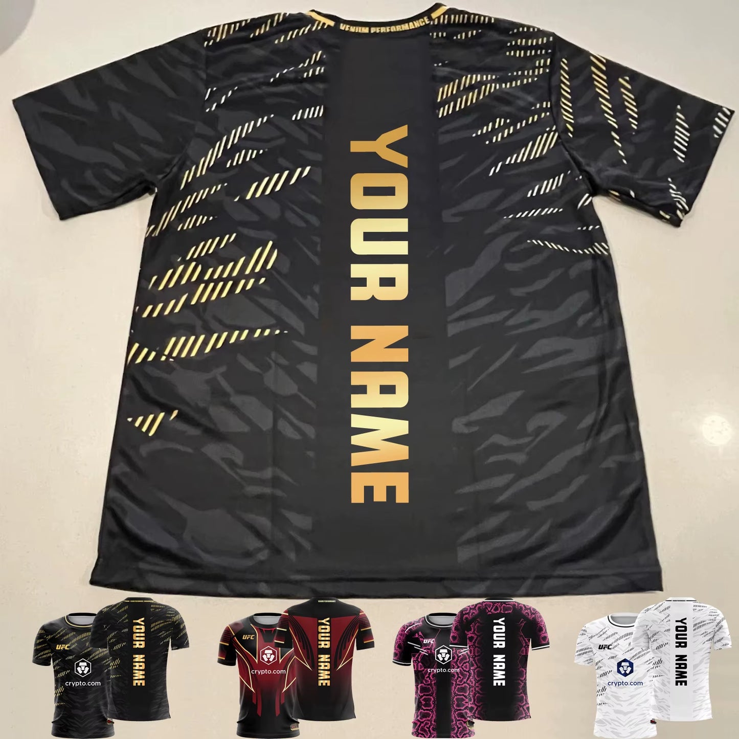 Customized Name 2025 Boxing Fan T-Shirt - Stylish Round Neck Short Sleeve Casual Top for Extreme Sports Enthusiasts