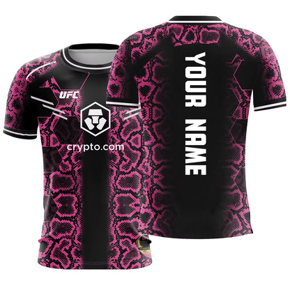 Customized Name 2025 Boxing Fan T-Shirt - Stylish Round Neck Short Sleeve Casual Top for Extreme Sports Enthusiasts