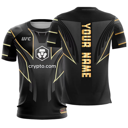 Customized Name 2025 Boxing Fan T-Shirt - Stylish Round Neck Short Sleeve Casual Top for Extreme Sports Enthusiasts