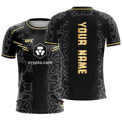 Customized Name 2025 Boxing Fan T-Shirt - Stylish Round Neck Short Sleeve Casual Top for Extreme Sports Enthusiasts